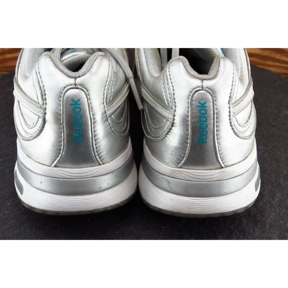 Reebok Women Size 6.5 M Silver Running‎ Synthetic 510 - Picture 5 of 8